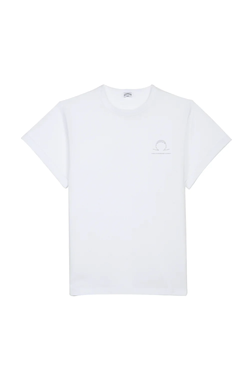 Tee-shirt blanc signe balance