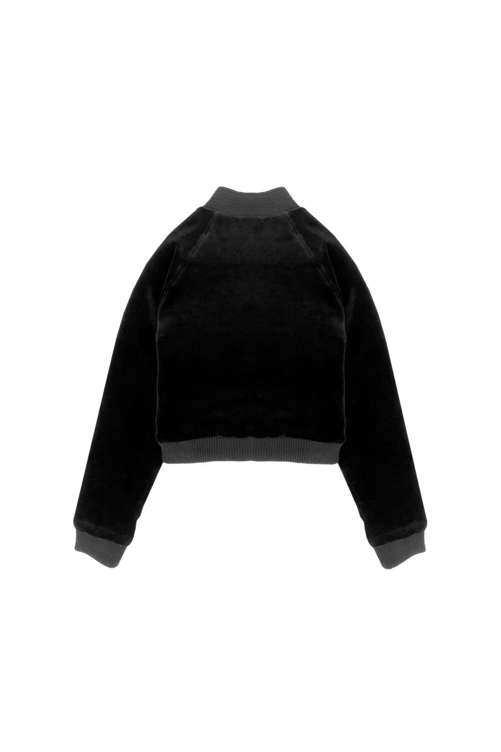 Bombers en velours noir