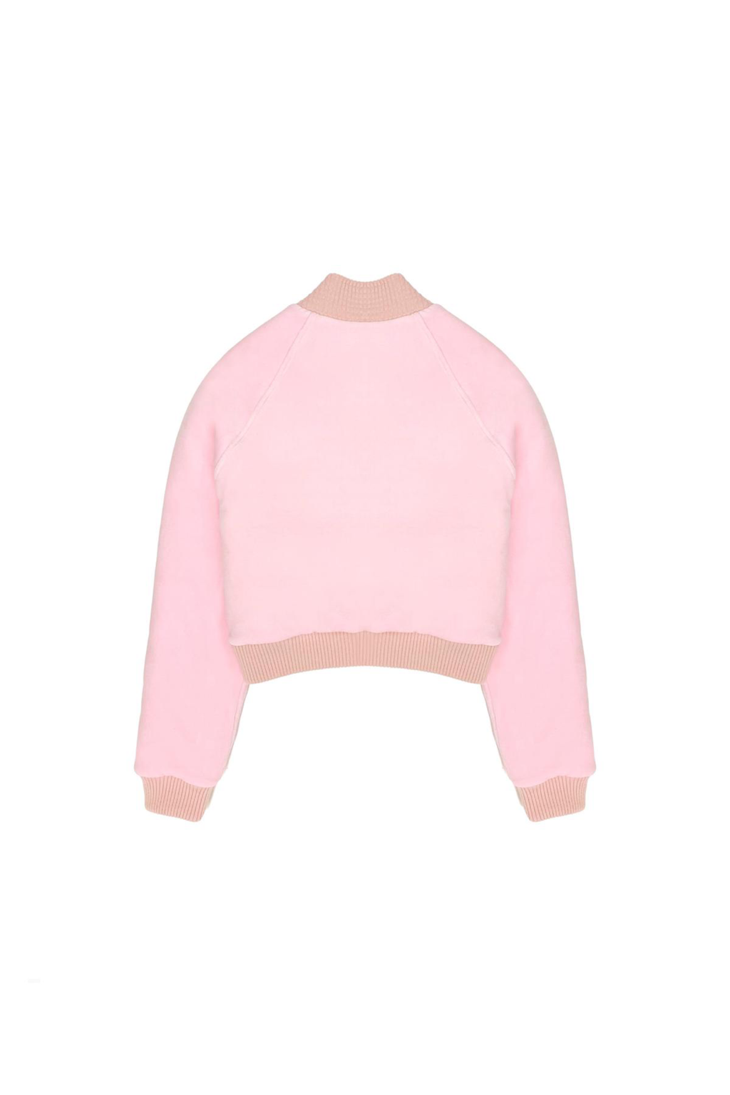 Bombers en velours rose