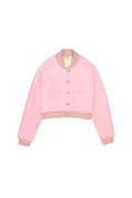 Bombers en velours rose - POMPOM PARIS