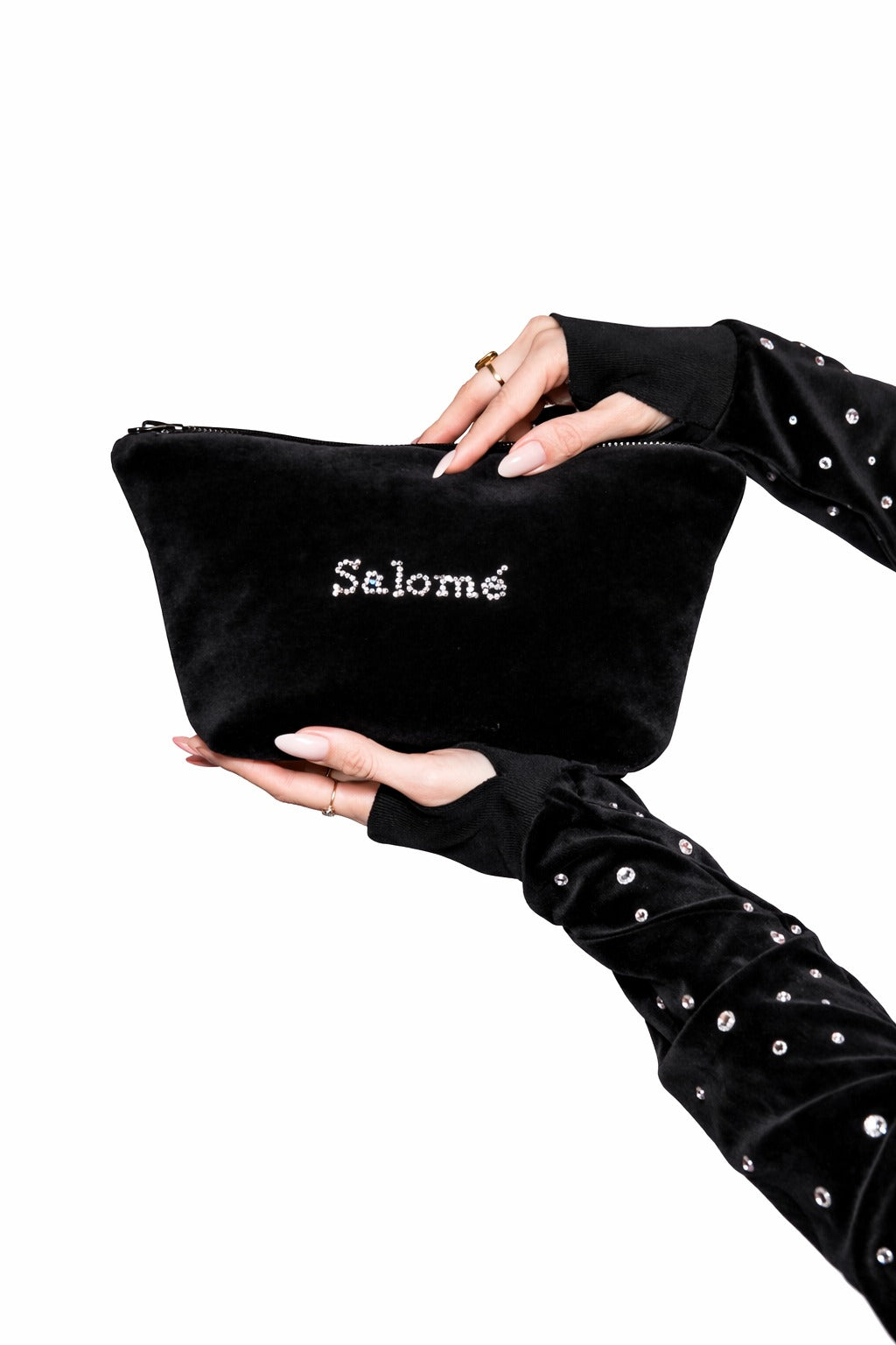 La trousse en velours personnalisée