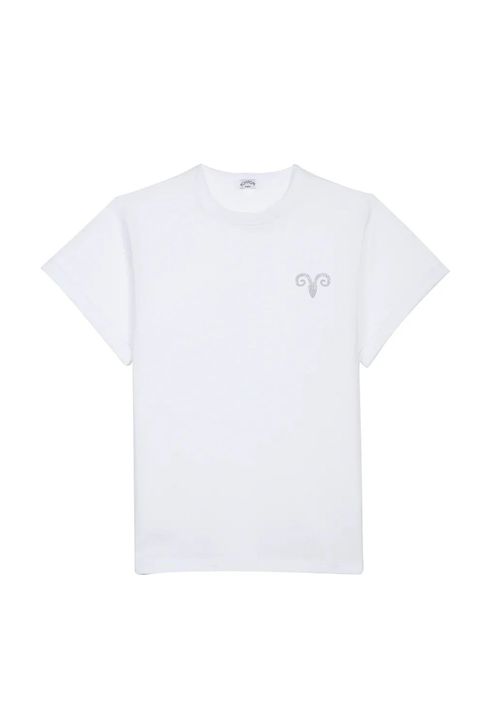 Tee-shirt blanc signe Bélier