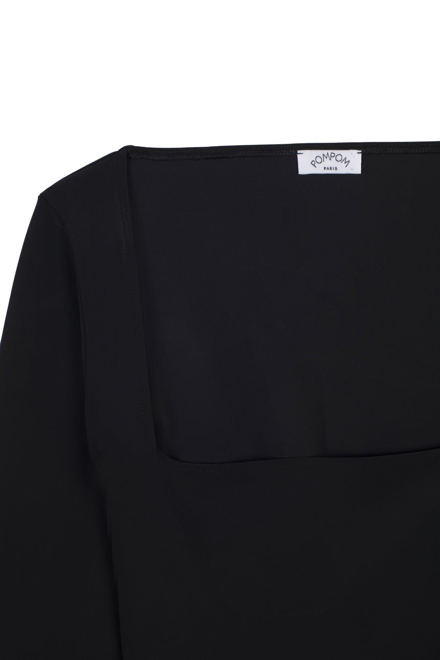 MONICA- TEE SHIRT MANCHES LONGUES GALBANT - POMPOM PARIS