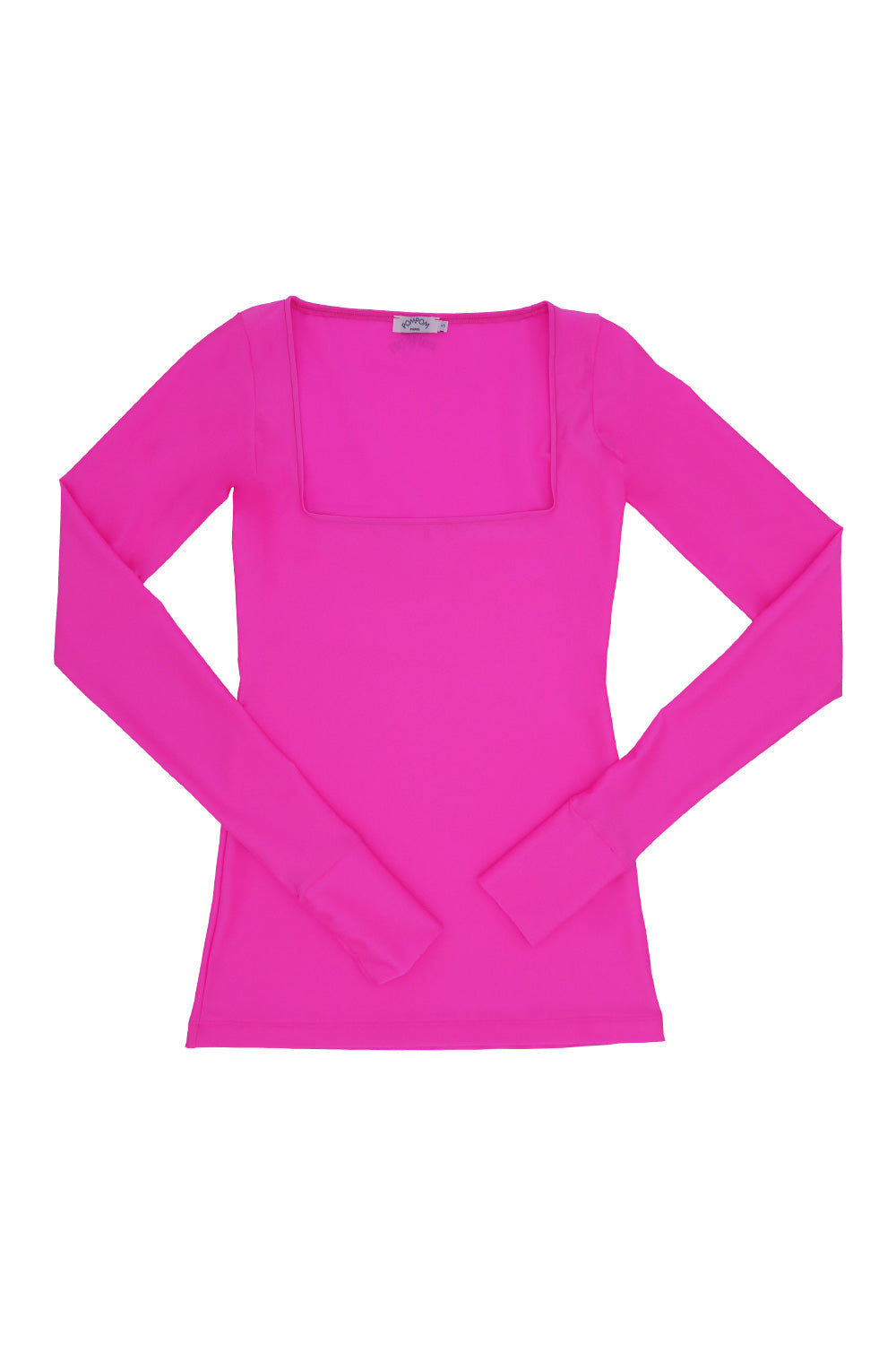 MONICA - TEE SHIRT MANCHES LONGUES GALBANT ROSA - POMPOM PARIS